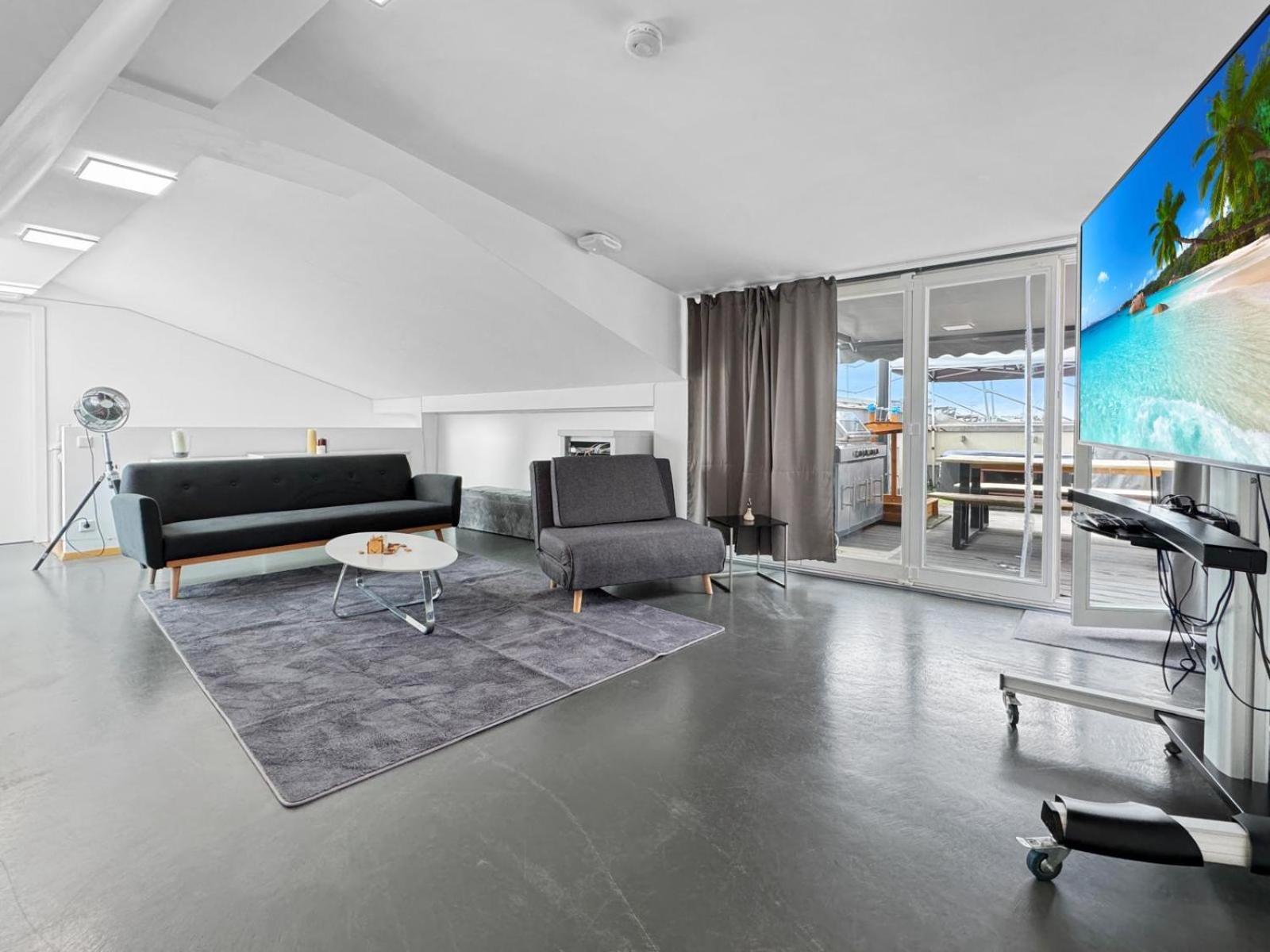6 Zimmer Maisonette-Penthouse Pool Dachterrasse Luxus 慕尼黑 外观 照片